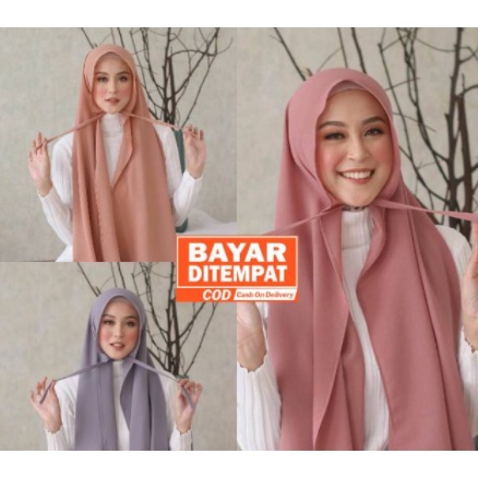 PROMO !! [180X75CM] HIJAB PASHMINA TALI DIAMOND STRECH / KERUDUNG PASHMINA INSTAN TERMURAH TERLARIS