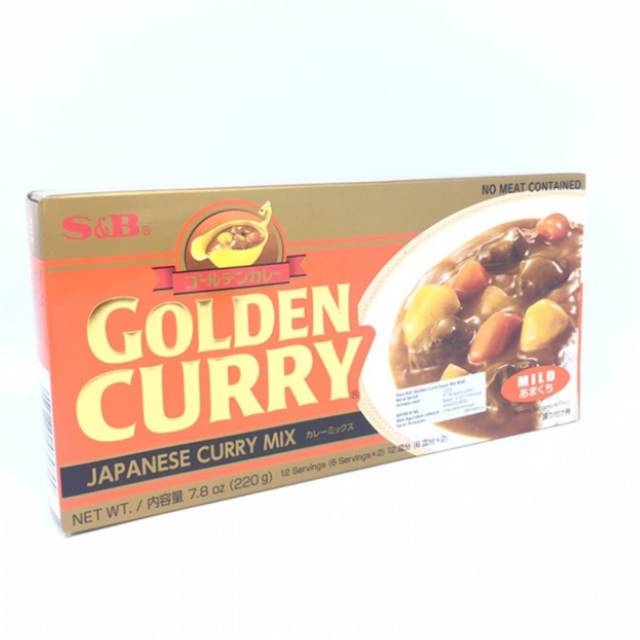 

GOLDEN CURRY S&B Japanese curry mix 220gr