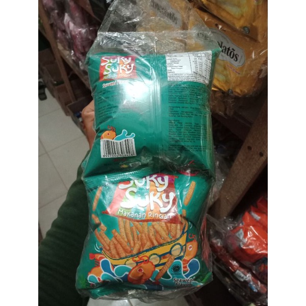 

Oishi Suky Suky Makanan Ringan Rasa Udang Pedas Manis 20 Pcs