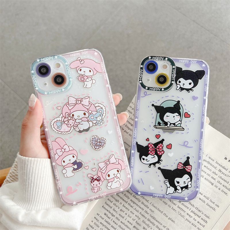 So Cute Melody Soft Case Samsung Note 20 Ultra A13 A10S A03 Core M52 A73 S21 S20 FE J5 J7 Prime J4 Plus A32 Redmi Note 10 Pro 10C Poco X3 NFC Pro VIVO V23 Pro OPPO A96 Reno 7Z Cover