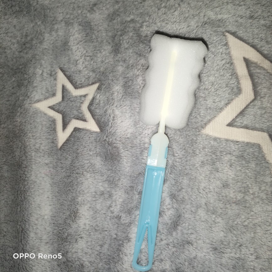 Nfs429 Spons Pembersih Botol Dan Gelas Dengan Gagang Panjang