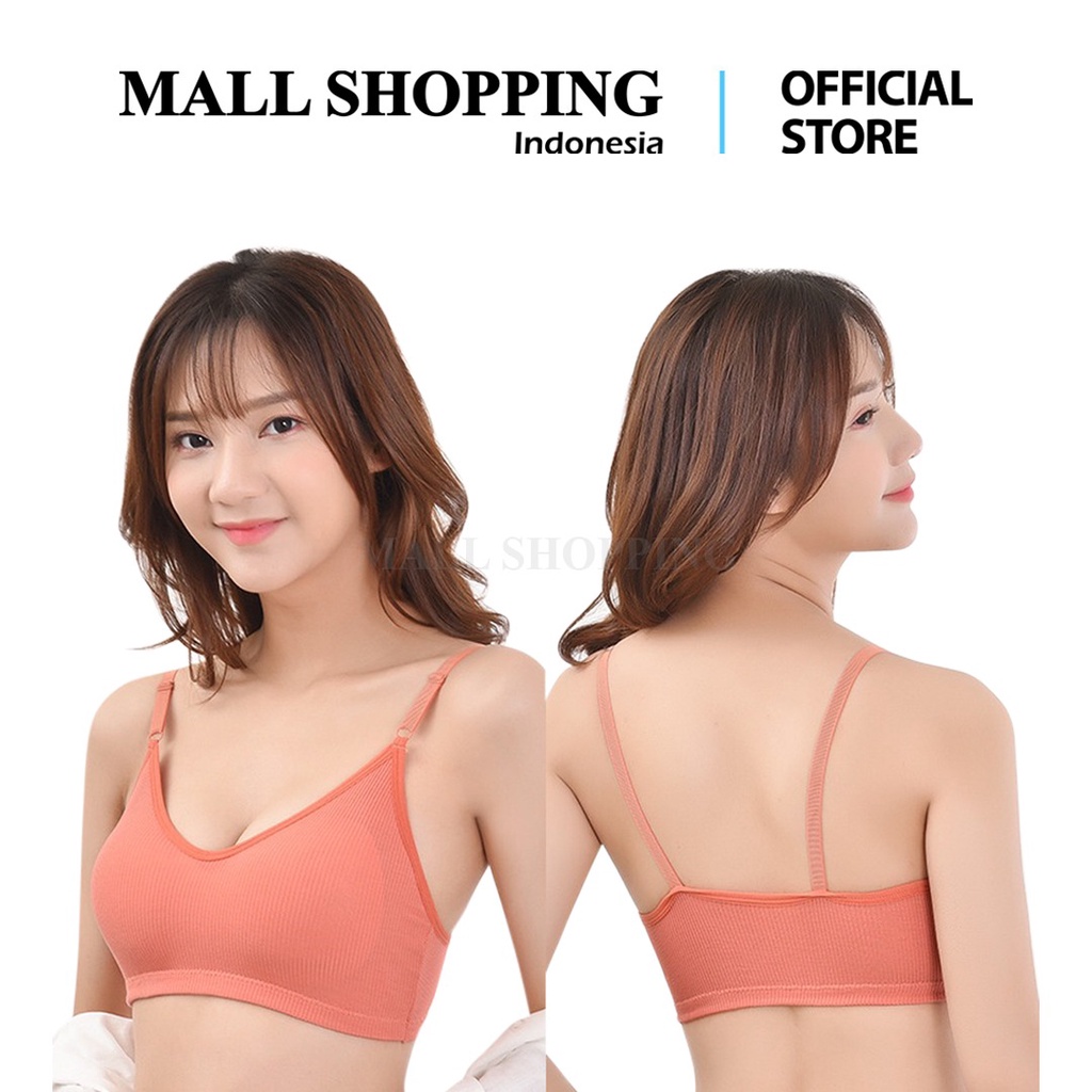 (COD) Bra Wanita Tanpa Kawat Busa Halus Bralette Push Up Elastis Sexy BR37 MALL SHOPPING