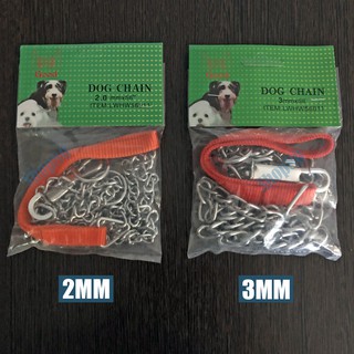 Rantai Kalung Anjing Besi Stainless Tali Tuntun Dog Chain