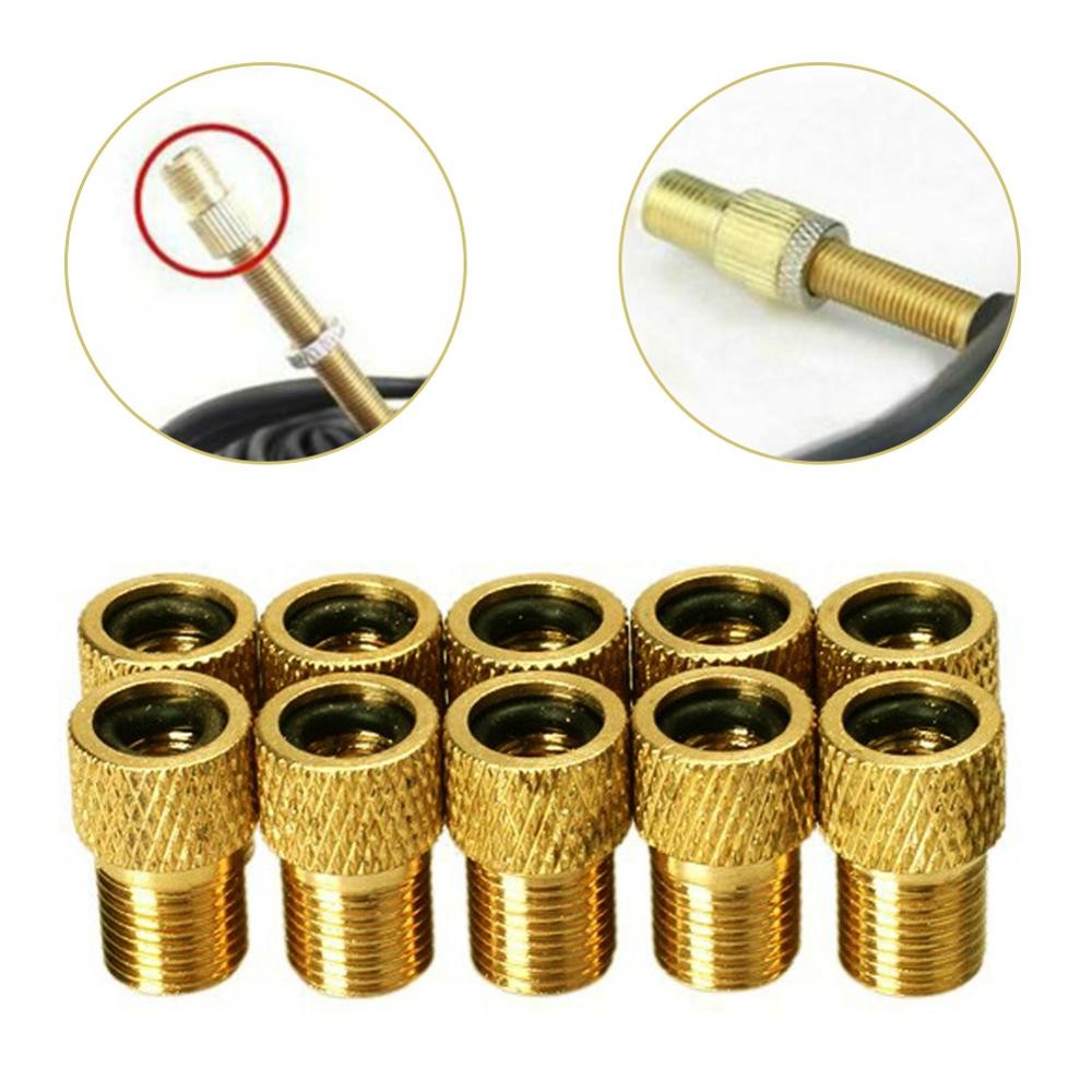 YGRETTE - 1Pcs Bicycle pentil konektor Transfer Valve Adapter Presta To Schrader Converter cop ban