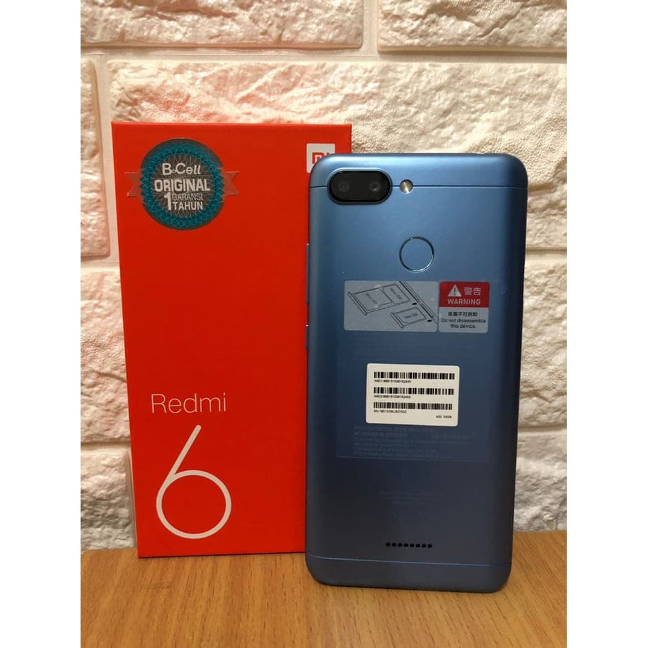  HP  XIAOMI  REDMI  6 3  32GB XIOMI REDMI  6 3  32GB GARANSI 1 