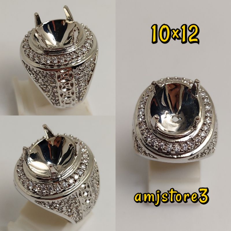 ring cincin emban alpaka super full zircon microsetting