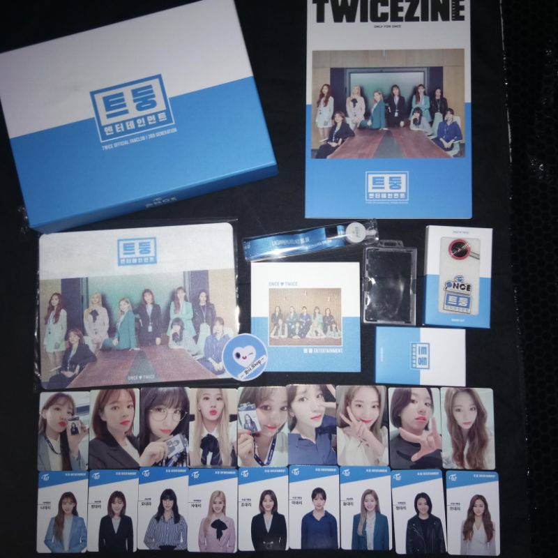 [ READY STOCK ] SHARING TWICE ONCE 3RD OFFICIAL MEMBERSHIP FAN KIT
