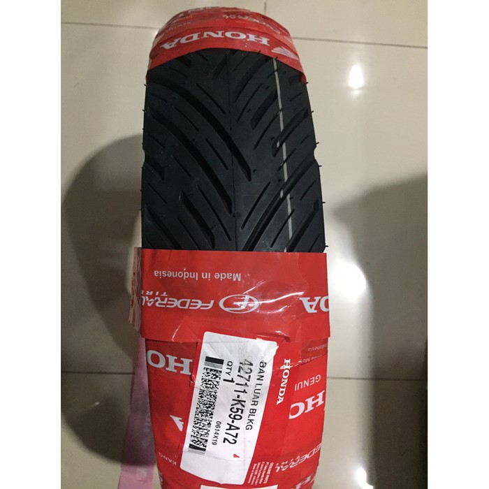 BAN BELAKANG 90/90 - 14 TUBELES MATIC HONDA Asli Honda 42711K59A72