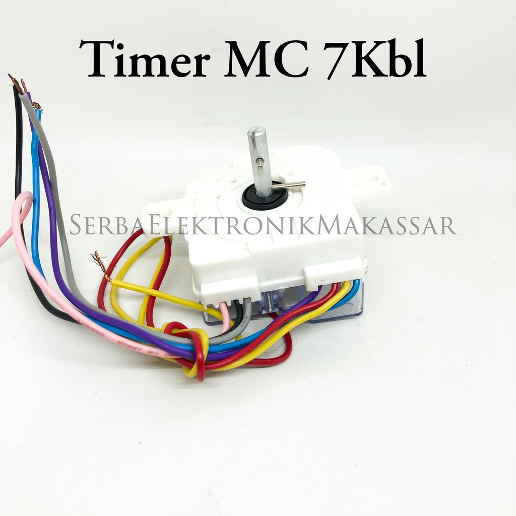 Timer Wash Mesin Cuci 7 Kabel Multi