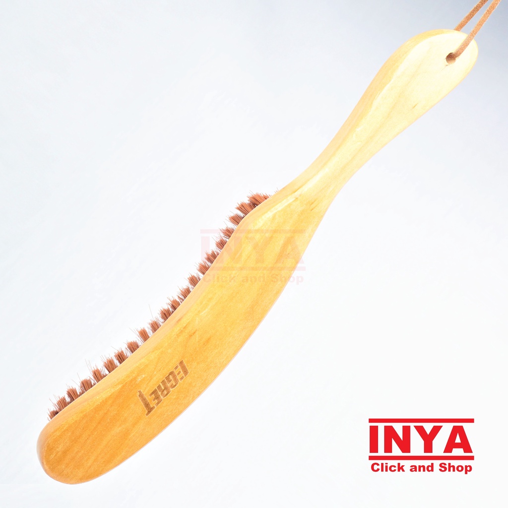 WOODEN CLOTH BRUSH EGRET - SIKAT PAKAIAN / SALON - BARBER