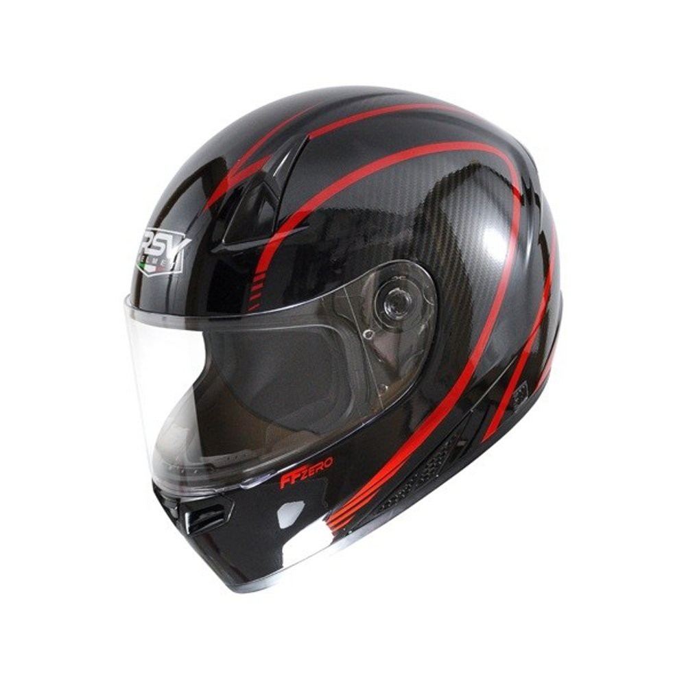 RSV Full Face FF Zero Red Line Carbon Bagus