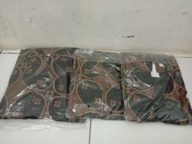 Simifashion Couple Keluarga Dress Batik Solo Asli Kawung Gede Papa Mama Anak Dijual Terpisah