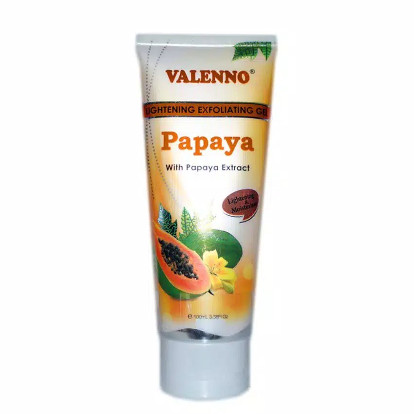 VALENNO WHITENING EXFOLIATING GEL PAPAYA 100 ML