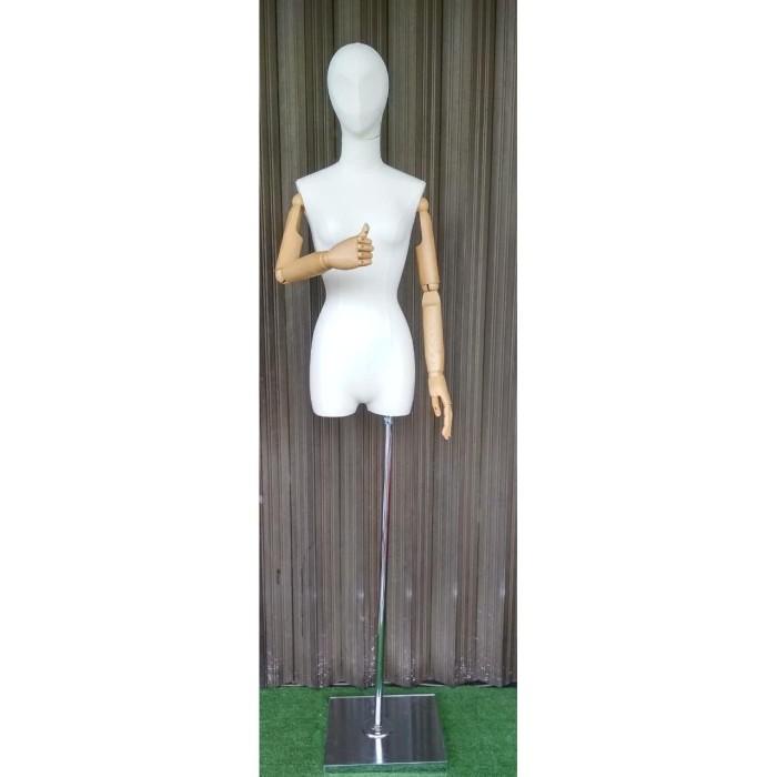 Manekin | Patung Setengah Badan/Manekin Tangan Kayu/Manekin Foam Tangan Kayu Terbaru Ready Stock