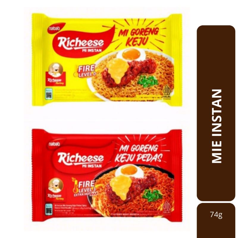 

Mie Richeese - Mie Goreng Keju level 0 & 3