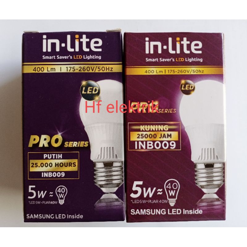 LED BULB IN-LITE 5 WATT