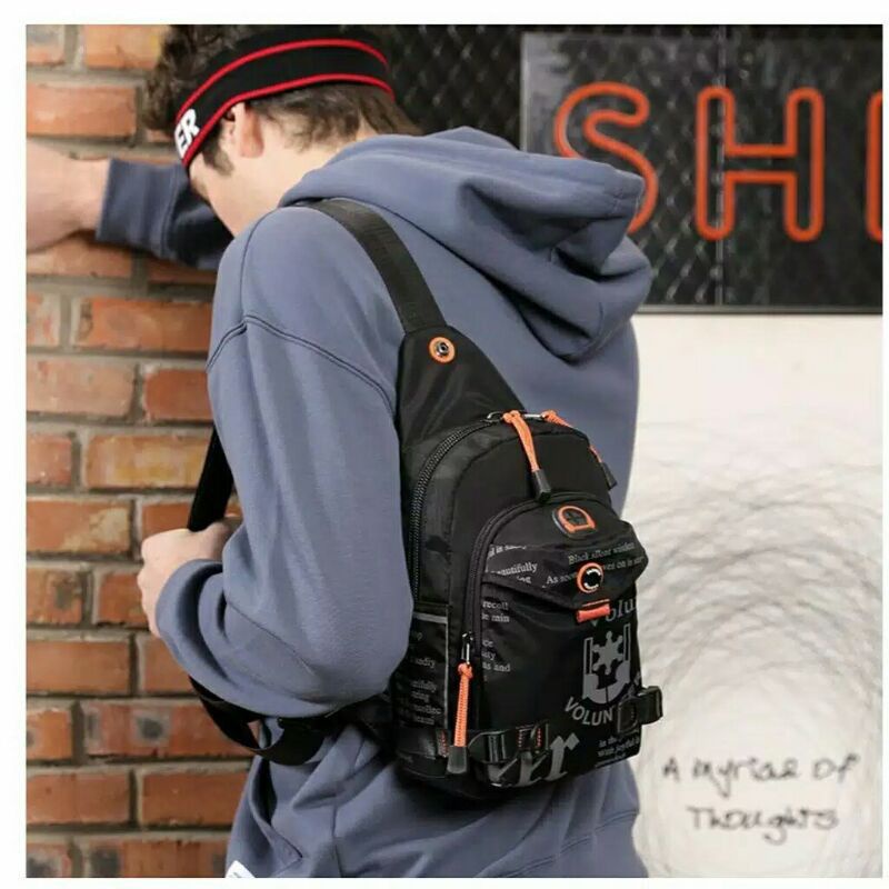 Sling bag Pria Haoshuaii // tas selempang pria COD