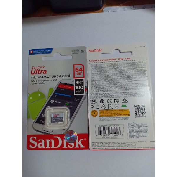 SanDisk Ultra micro SDXC 100MB/s - Class 10-64GB