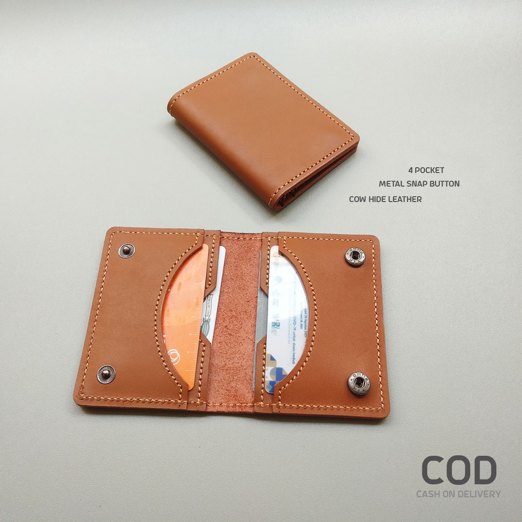 Dompet Kartu Kulit Asli Card Holder Promo Unisex