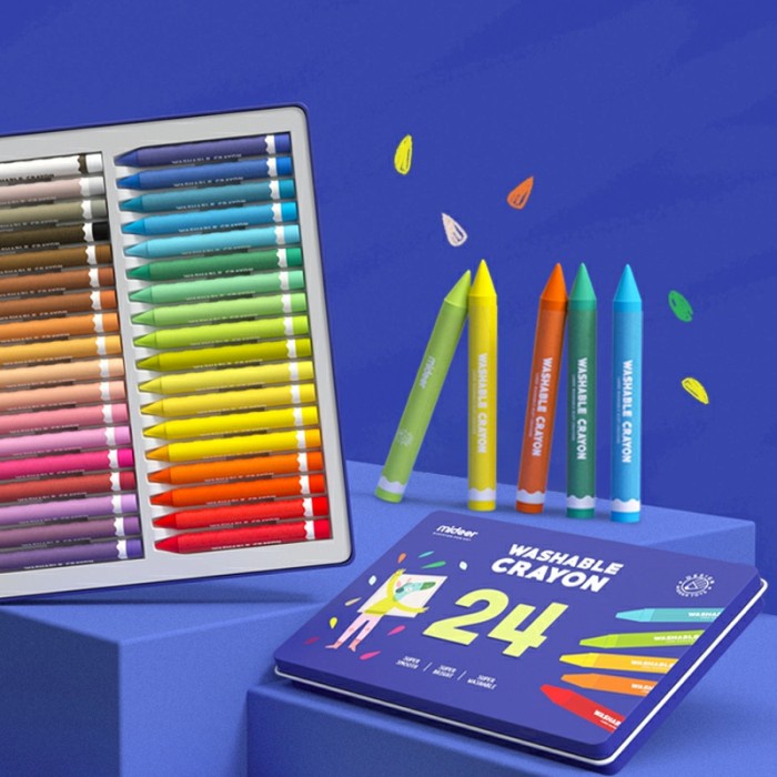 

Hari Ini Mideer Washable Crayon 12/24Pcs Mainan Montessori Alat Tulis Gambar Gilaa!!!