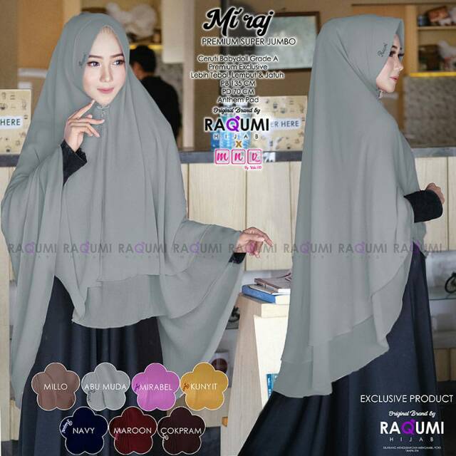 Miraj premium eksklusif khimar