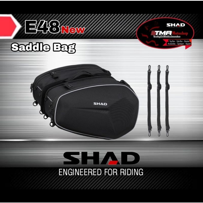 Saddle Bag SHAD E48 Side Bag - Tas Samping Motor