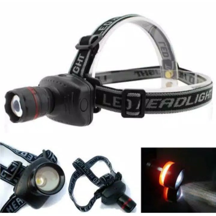 SENTER KEPALA / HEADLAMP POWER ZOOM / SENTER PENDAKI / HEDLEM KEPALA