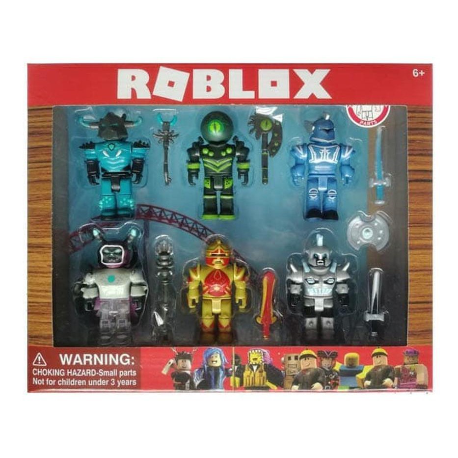 Mainan Anak Roblox The Champions Of Roblox 6 Figure Pack - details about champions of roblox action figure 6 pack