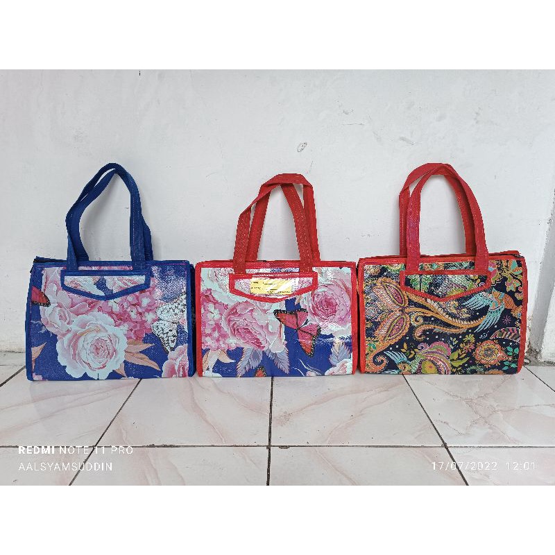 Tas Motif Serbaguna Besar # Size 37×17×27