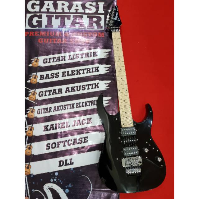 Gitar elektrik/listrik Ibanez RG350 hitam updown pabrikan (Bandung)