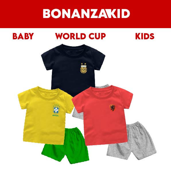 Baju Bola Gratis Tambah Nama Bayi Dan Anak Piala Dunia Usia 6 Bulan Sampai 8 Tahun