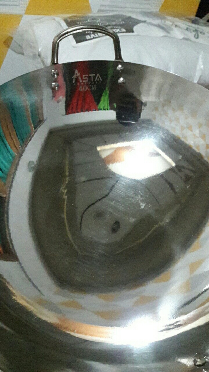 Wajan Stainless Steel Asta 40cm
