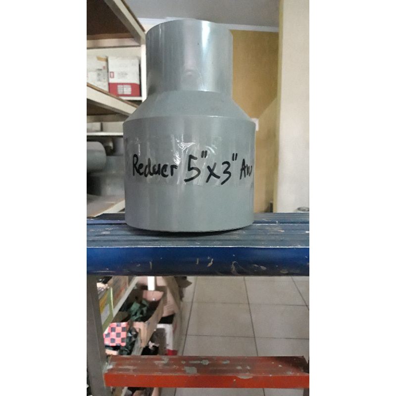 Reducer PVC ukuran 5"×3"