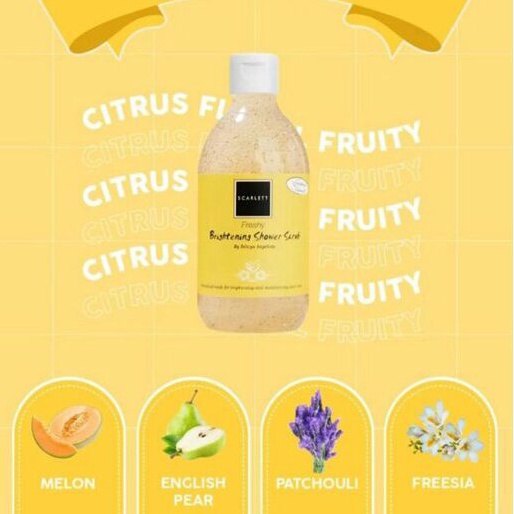Scarlett Whitening Brightening Body Lotion Shower Scrub