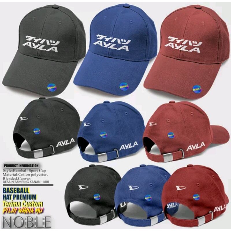Topi Baseball Daihatsu Ayla | Mobil Ayla Aksesoris Ayla
