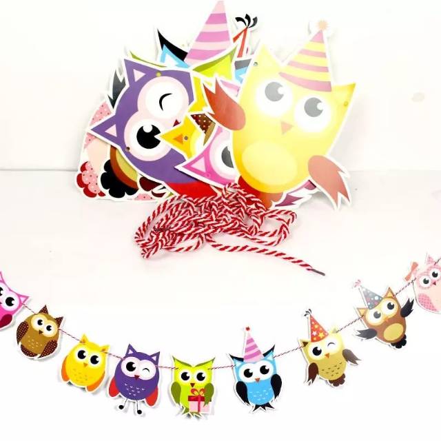 FLAG BANNER BURUNG HANTU