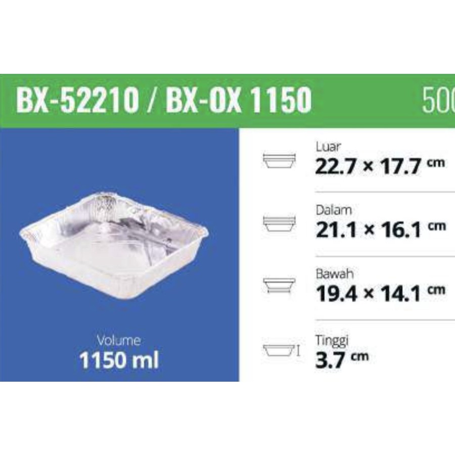 BX 52210 / Aluminium Tray