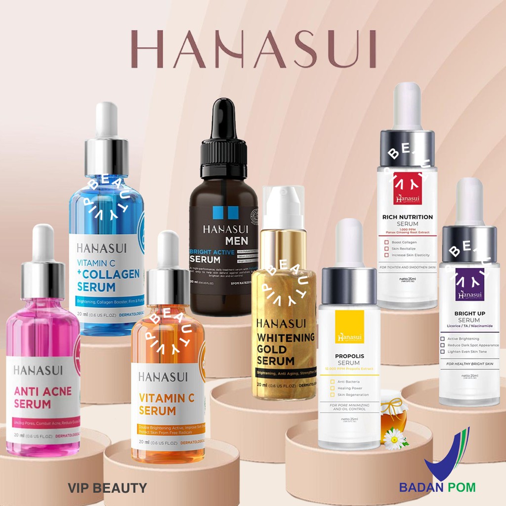 Jual HANASUI Serum | Power Serum 25ml / 20ml - Whitening Gold | Anti ...