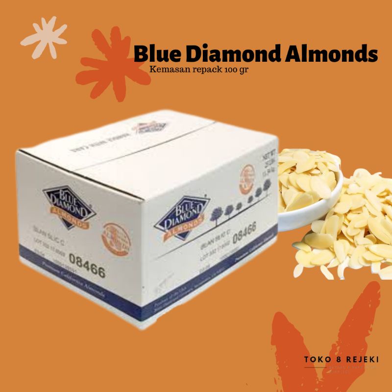 

Almond Slice Blue Diamond 100 gr