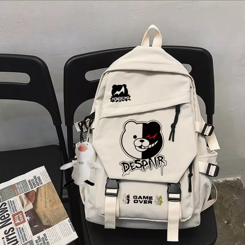 Tas Ransel Sekolah Kuliah Kerja Traveling Multifungsi Backpack Stylish Kekinian Terbaru Murah Bagus Import Lokal Original Simple Elegan Casual Unisex Perempuan Pria Wanita Cewek Cowokj