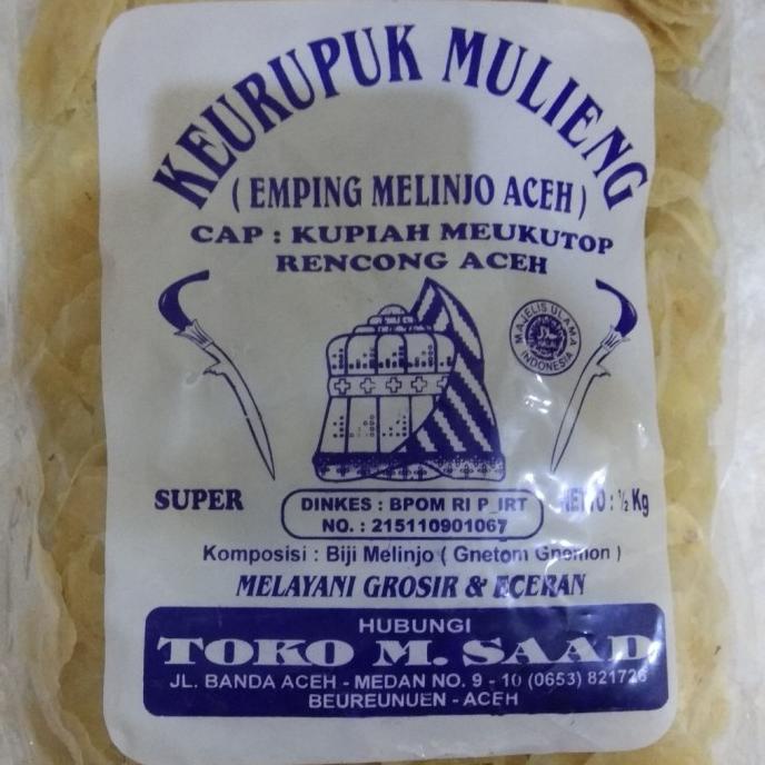 

PROMO Emping Aceh super tipis Grade 'A' Khas aceh MURAH
