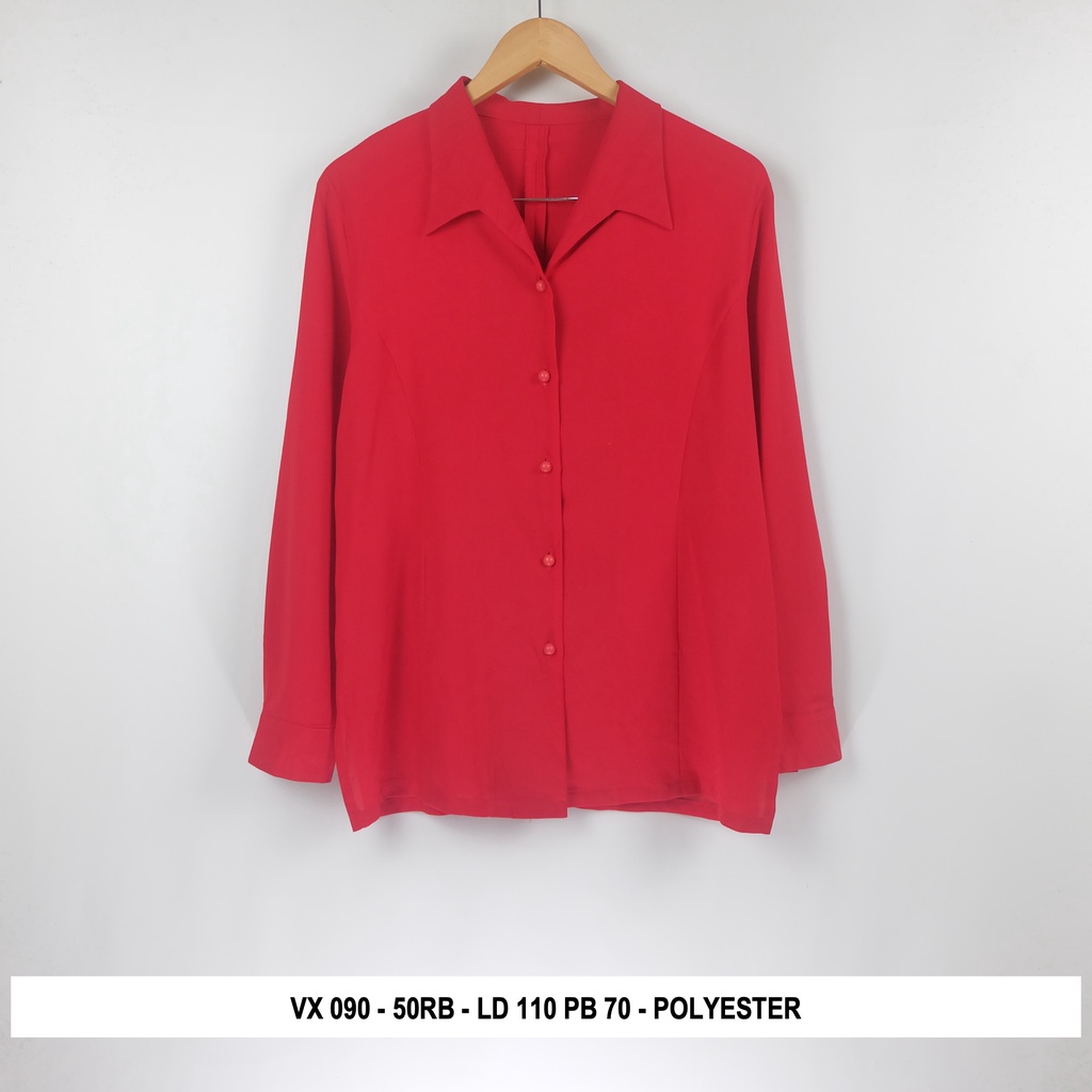 Thrift Blouse Vintage | Kode V3-VX 090