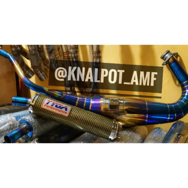 Knalpot ninja r.rr.ss Tyga Cobra bluemoon