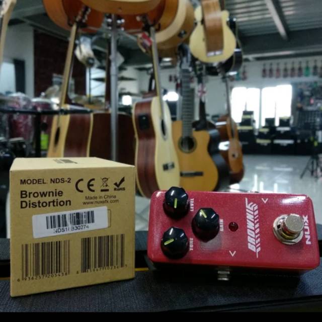 Efek gitar nux brownie