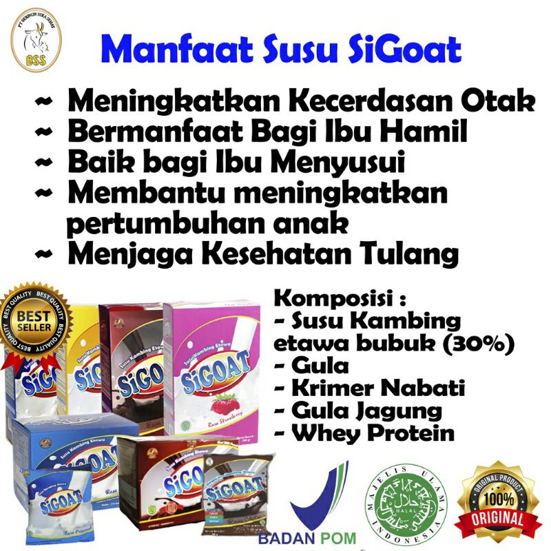 

Susu Etawa Bubuk Sigoat Kesehatan Keluarga Masa Kini