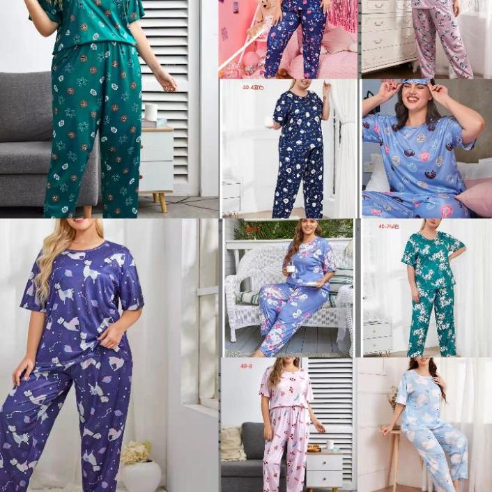 Terlaris Baju tidur Shein import  Piyama Shein super jumbo | Piyama Cp wanita import | Baju tidur le