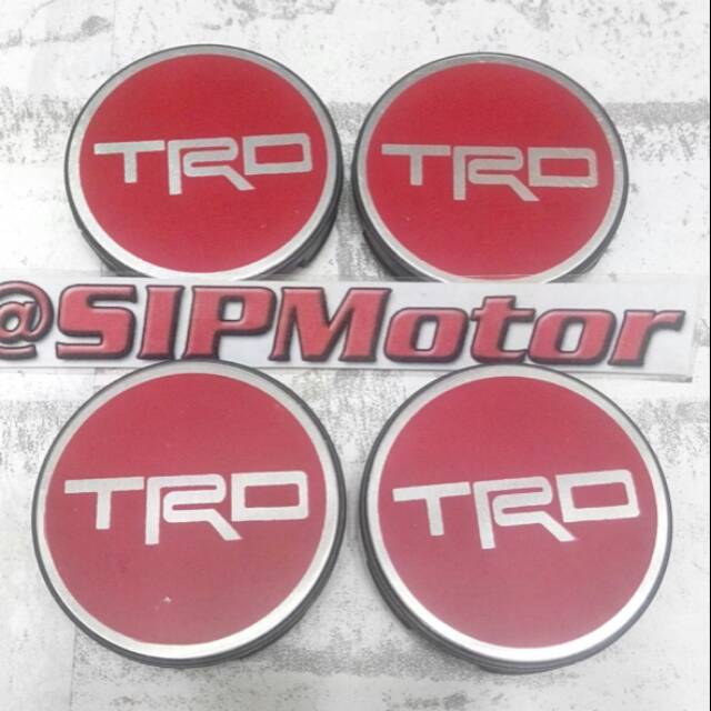 Dop Velg Mobil TRD Toyota Merah Avanza Rush