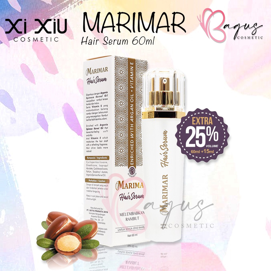 ⭐BAGUS⭐ MARIMAR HAIR SERUM 60ML By XI XIU | Serum Rambut