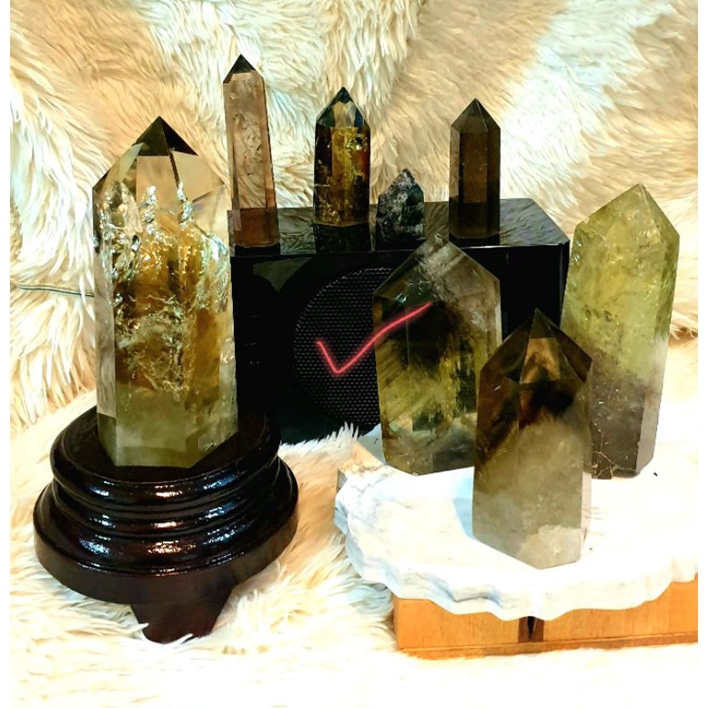 smoky citrine quartz