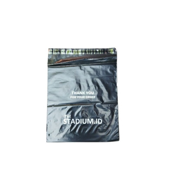 SABLON AMPLOP PACKING PLASTIK POLYMAILER HITAM DAN PUTIH
